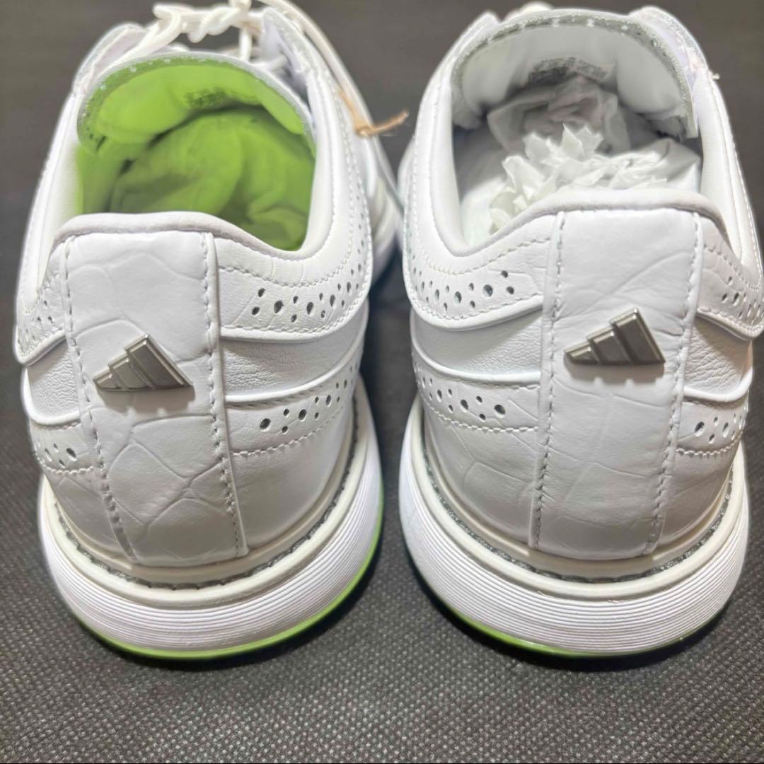 27.5cm adidas Golf MC80 ゴルフシューズ ID4748 白