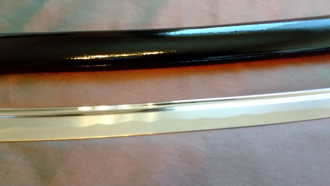 樋入り互の目刃紋】模造刀 舞踊 模擬刀 拵え 喰出し鍔