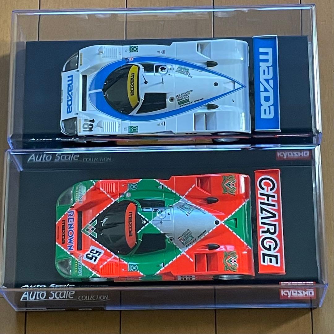 京商オートスケール　ミニッツ　　　 MAZDA 787B 2台セット 京商より、ファミマで買えるミニカー「MAZDA 787B」が登場！ オレンジ