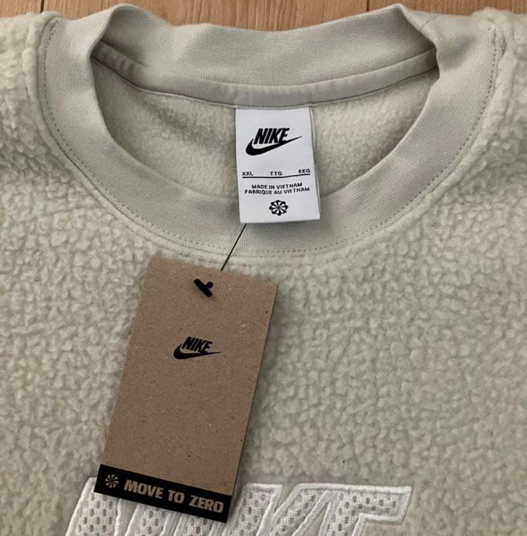 新品タグ付☆NIKE☆ナイキ☆ボアフリースクルーネックスウェット