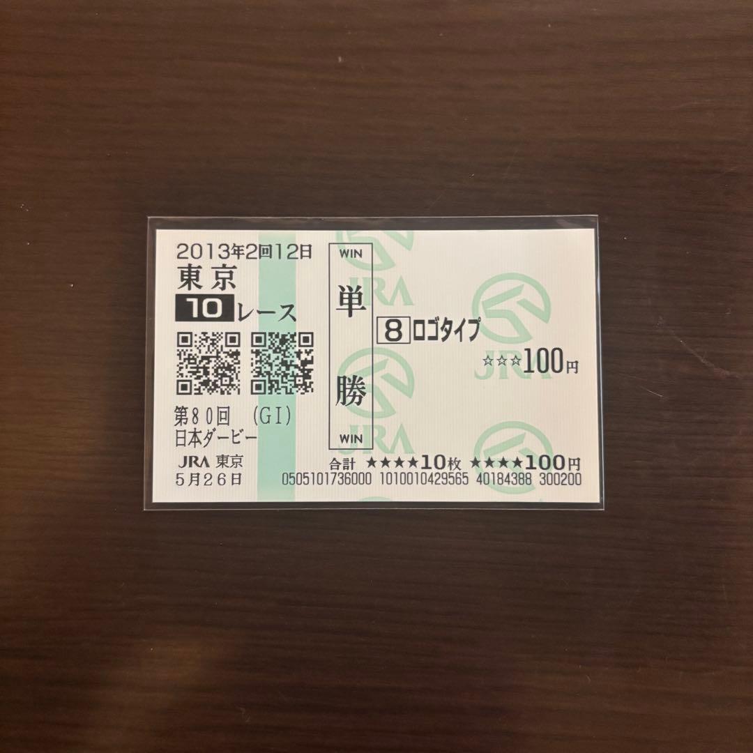 2013年 日本ダービー キズナ 現地単勝馬券 まとめ売り - メルカリ