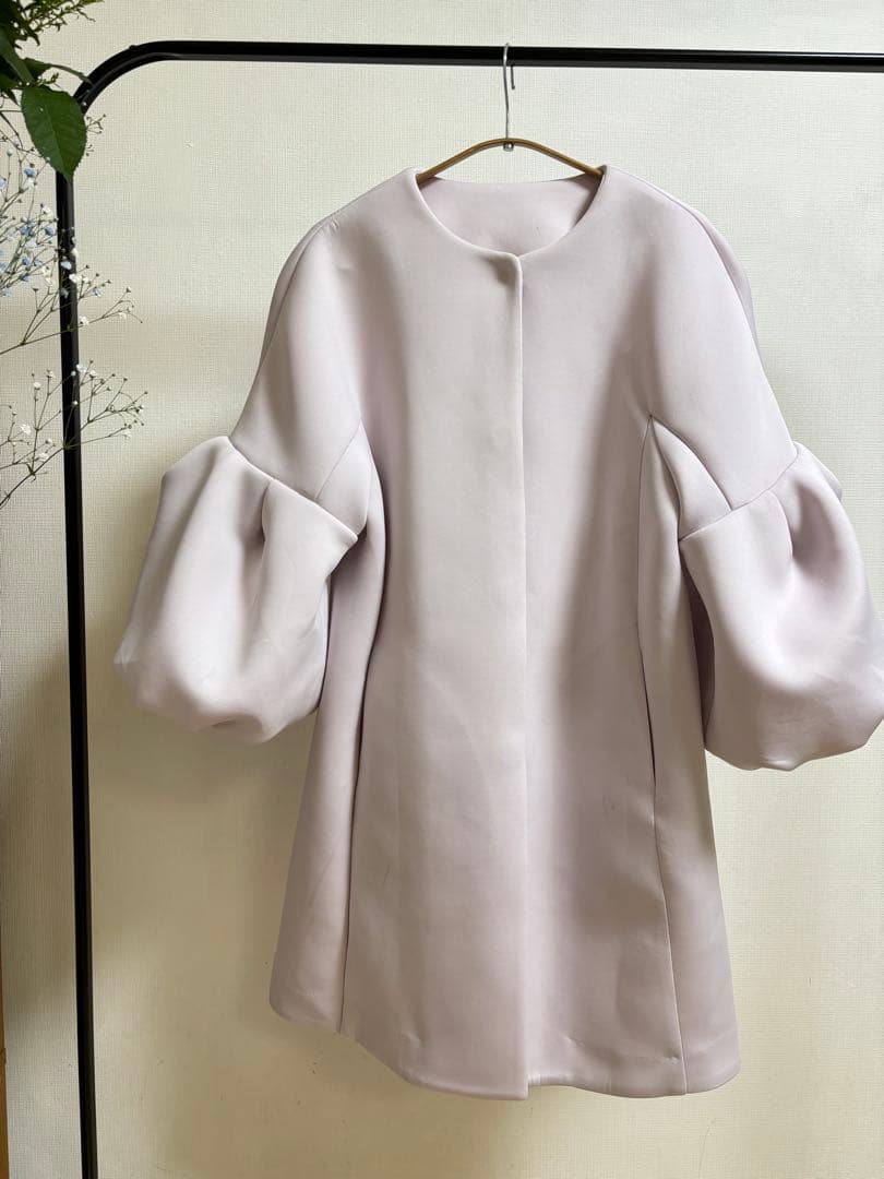 CELFORD セルフォード バルーンスリーブコクーンコート ピンク - メルカリ