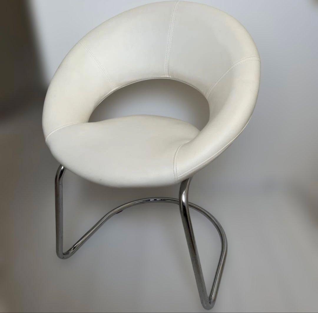 北欧レトロ 円形椅子 インテリア ビンテージ ダイニングチェア おしゃれ 北欧 スリム ヴィンテージ レトロ モダン