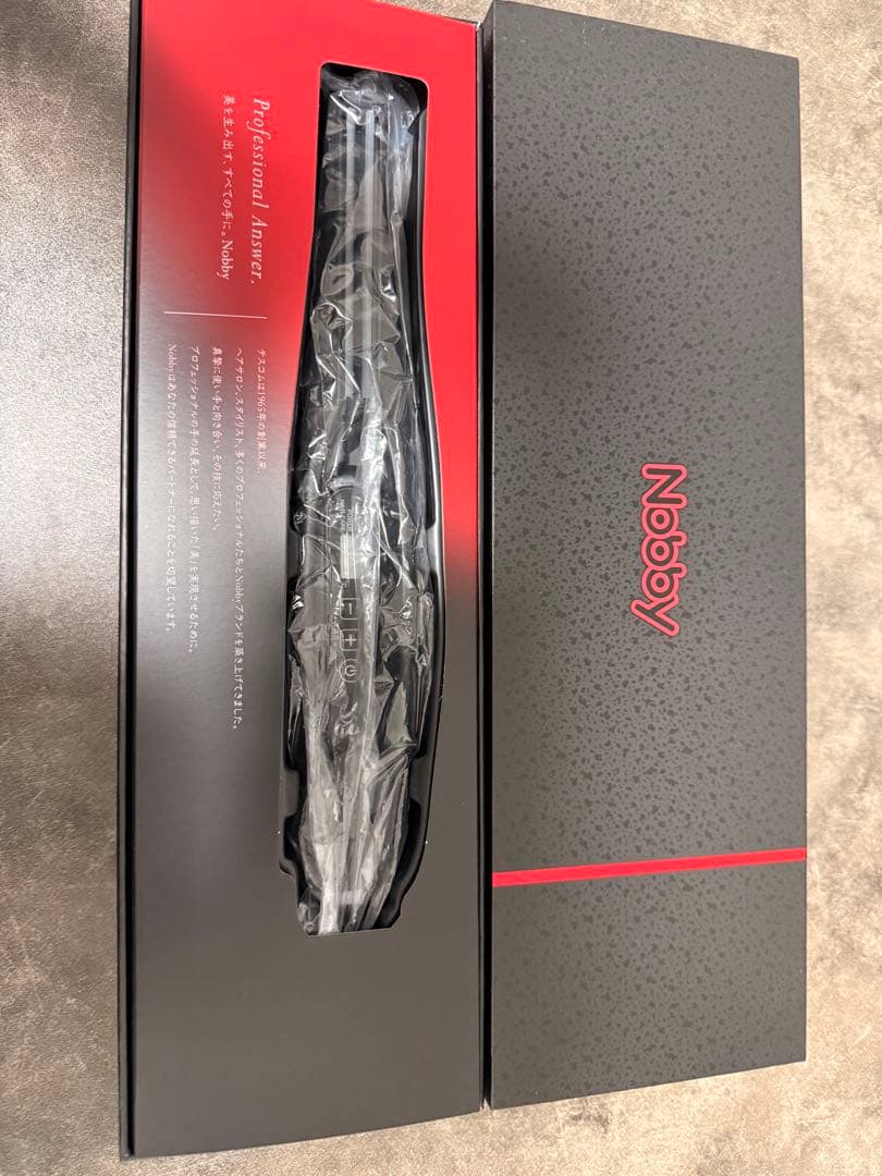 Nobby NBS1200 ストレートアイロン ブラック　保証書付き説明書あり nbs1200-main.jpg