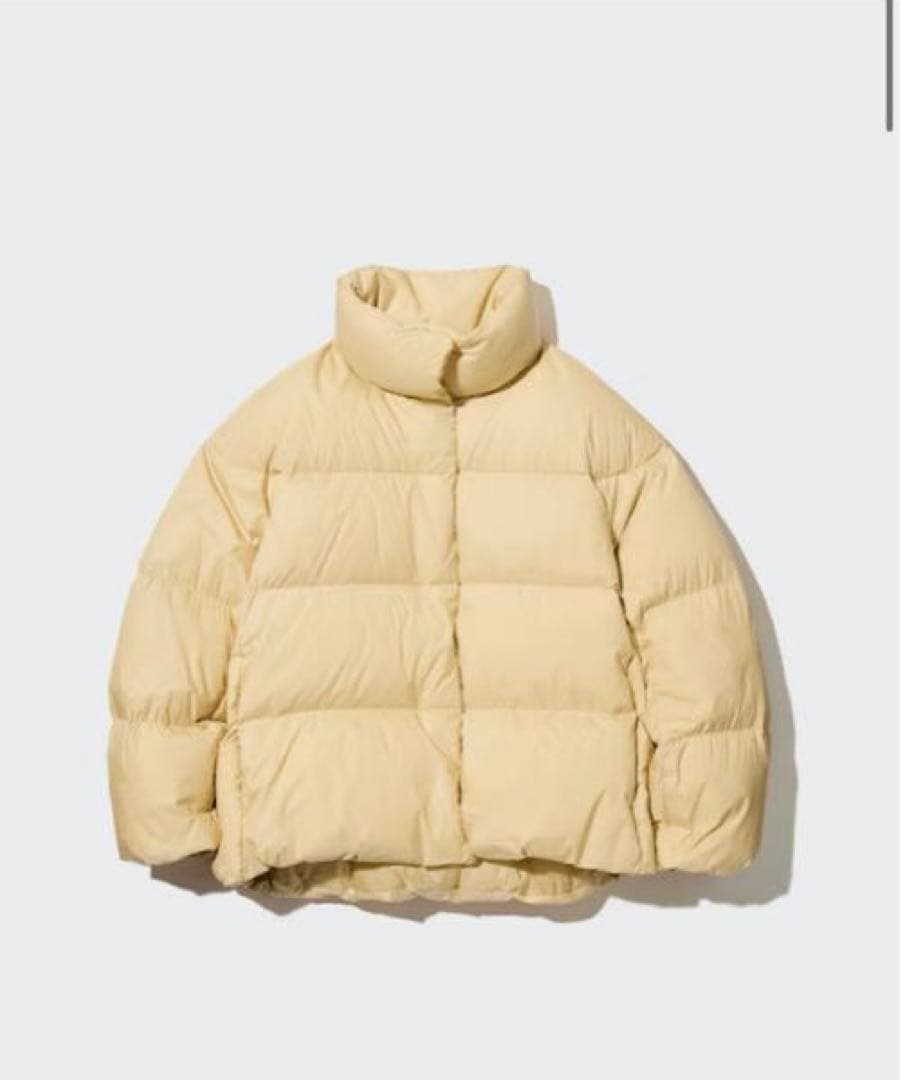 UNIQLO イエローパデッドダウンジャケット - メルカリ