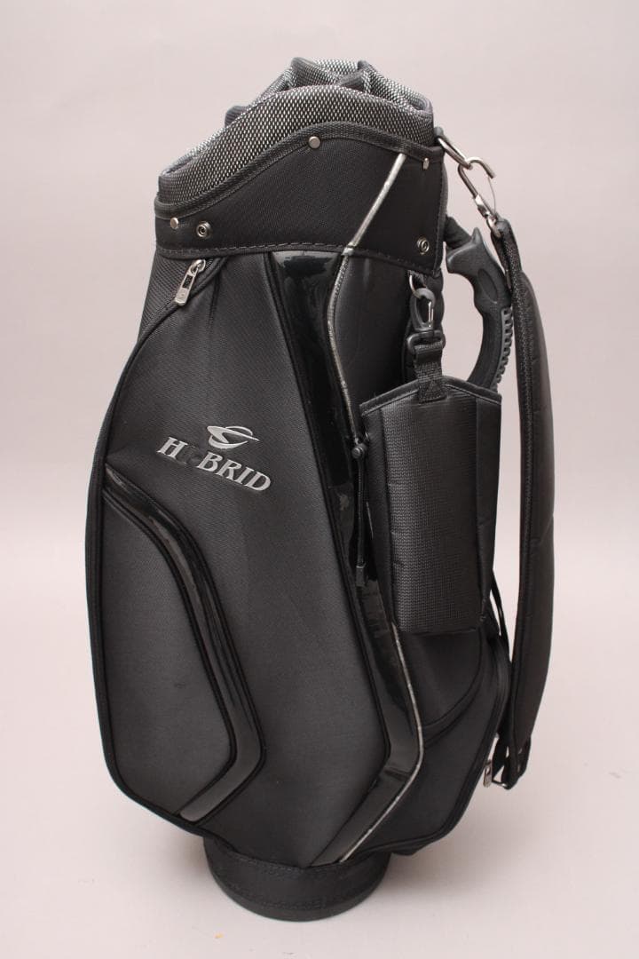 【美品】ハイブリッド キャディバッグ《8.5型》カート 6分割 軽量 ブラック