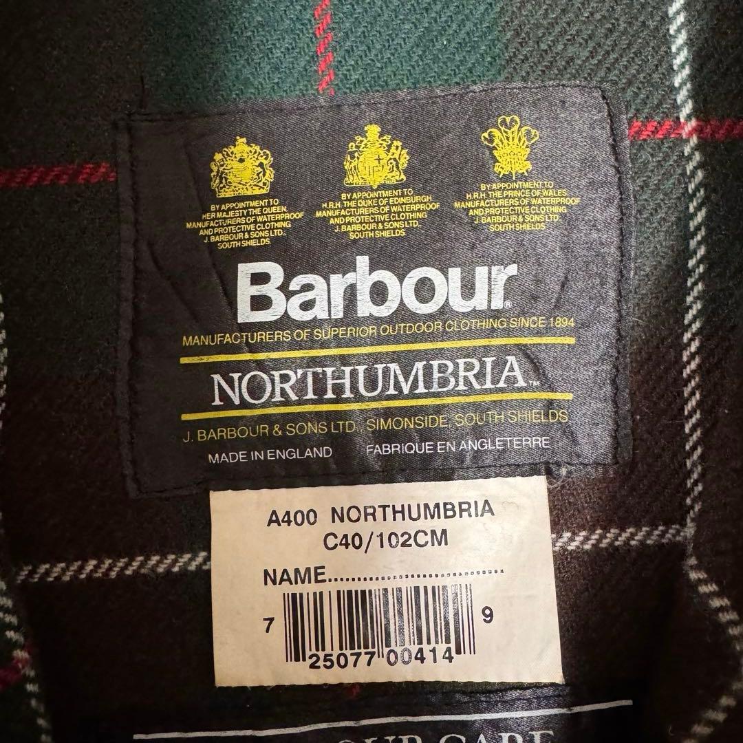 Barbour NORTHUMBRIA C40 バブアー ノーザンブリア 97年