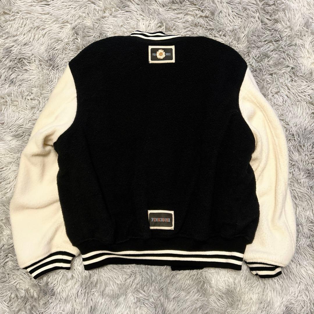 希少 最安値 ピンクハウス ボアスタジャン アウター ワッペンの通販は