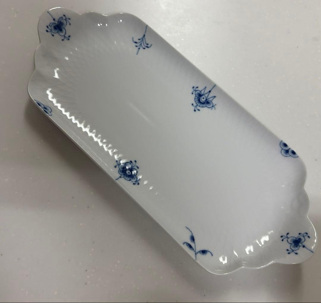 ロイヤルコペンハーゲン ブルーパルメッテ ブロッサム トレイ 28cm