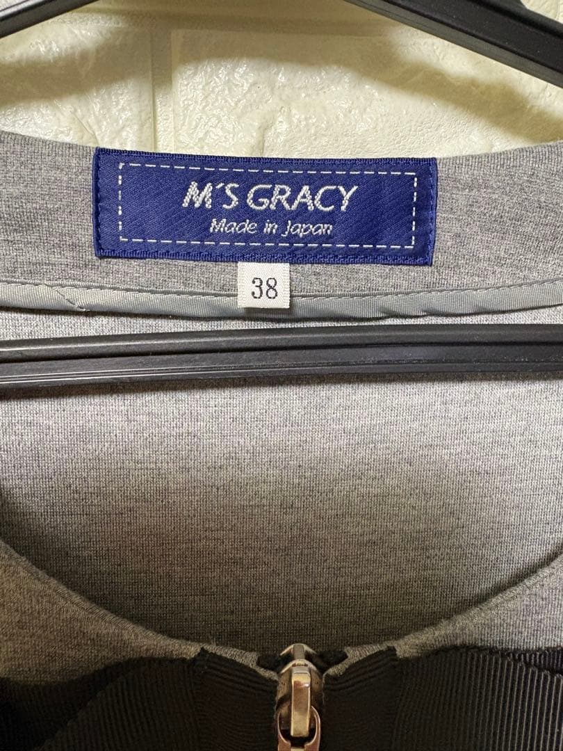 エムズグレーシー♡チャームジップ付き ワンピース 38 - メルカリ