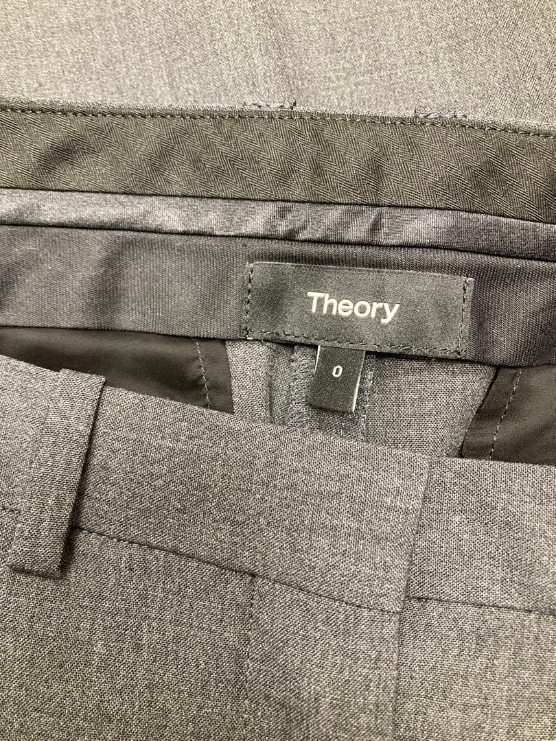 Theory 美品 グレー フレアーパンツ セオリー