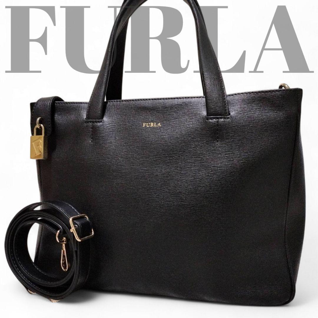 【美品】 FURLA フルラ ハンドバッグ ショルダーバック 2way レザー FURLA(フルラ) 2WAY/ショルダーバッグ/ハンドバッグ 茶 ブラウン