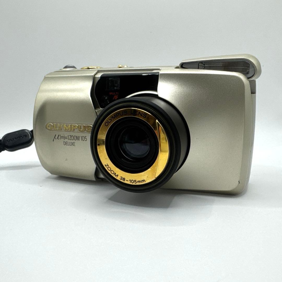 【動作品】 OLYMPUS μ Mju Zoom 105 DELUXE フィルム Olympus μ zoom105 deluxe | ヨアケマエカメラ フィルムカメラ修理・販売