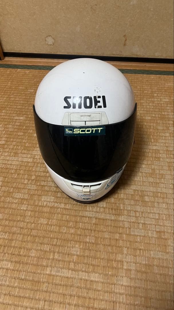 当時物　SHOEIヘルメット Yahoo!オークション - 当時物 SHOEI ジェットヘルメット SR-X7 ショー