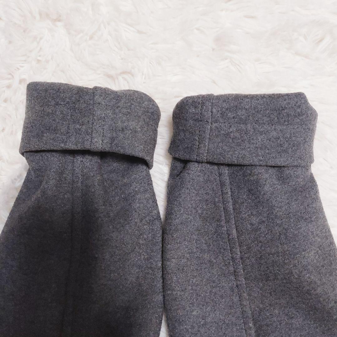 未使用級美品✨ ポールスミス ダブル ピーコート L グレー ウール