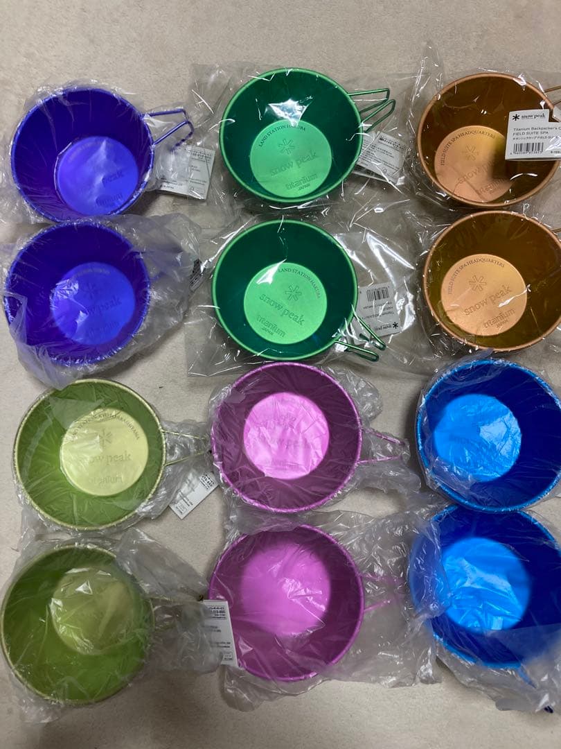 スノーピーク　限定　シェラカップ　フルコンプリート　8種類　 peak スノーピーク 限定 シェラカップ フルコンプリート 8種類 peak