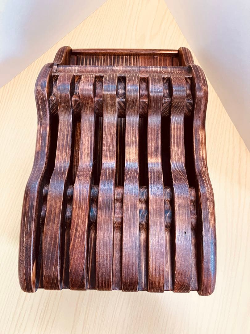 木製シザートレイ シザートレー シザースタンド ハサミ皿 Aタイプ