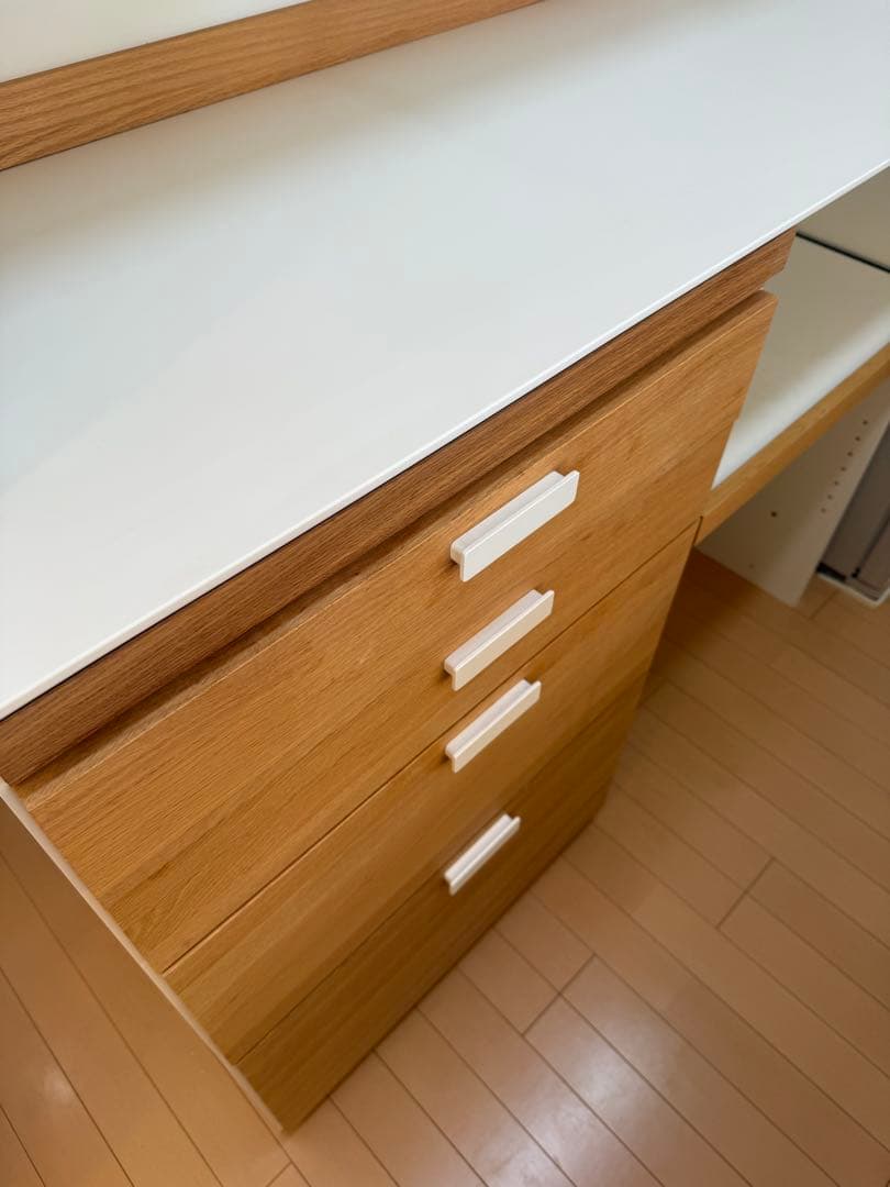 モモナチュラル 食器棚 CUPBOARD 120WH 01+02 - メルカリ