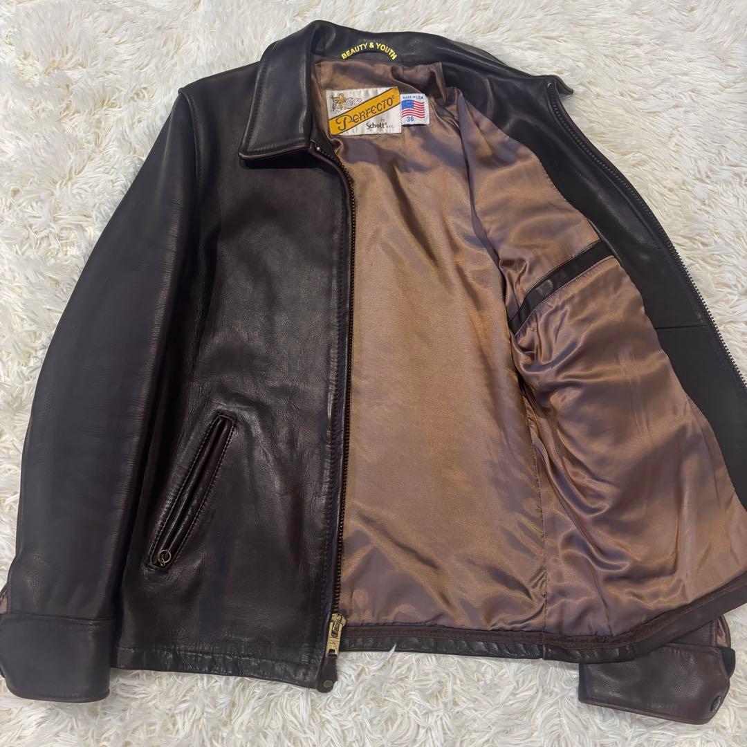 美品】ショット ユナイテッドアローズ別注 シングルライダース