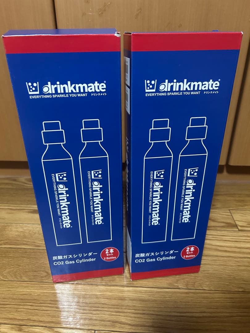 ドリンクメイト 炭酸ガスシリンダー 410g 4本