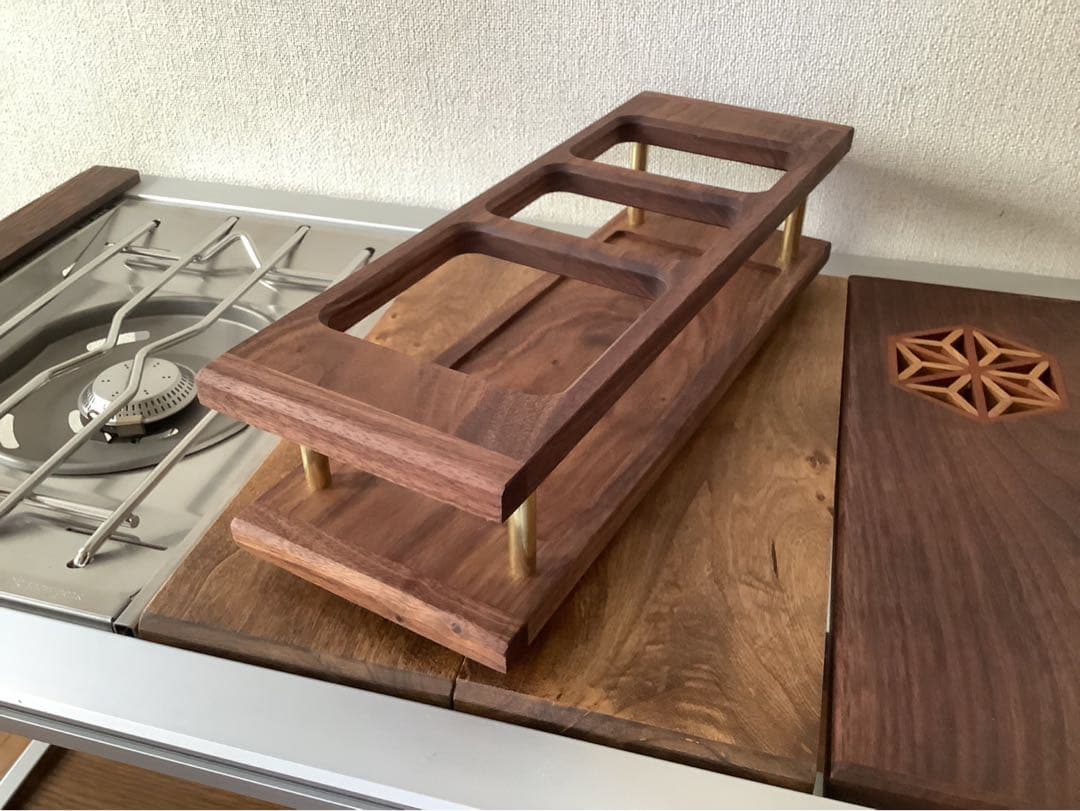 IGTハーフユニット スパイスホルダーウォールナットタイプA yokota様専用