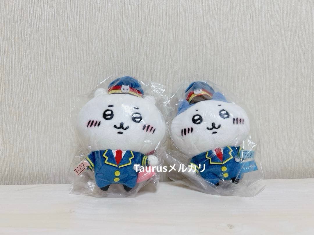 ちいかわ 駅員さんなマスコット 2体セット ちいかわ 駅員さんなマスコット（ハチワレ）【1会計 2個まで