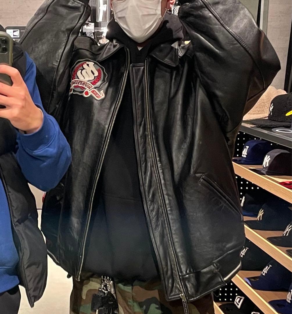 Rocawear レザージャケット 3XL hiphop jayz着用モデル - メルカリ