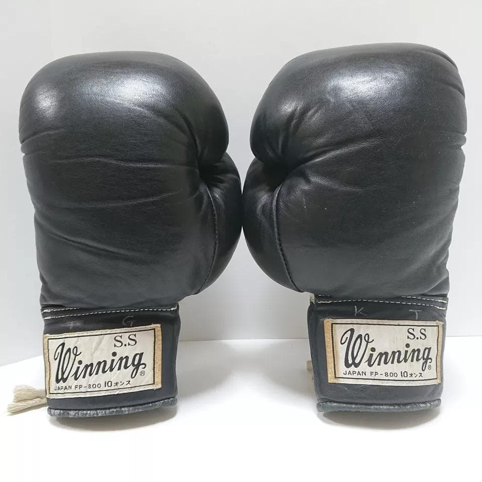 winning ウイニング ボクシンググローブ 10oz 旧ロゴ ヴィンテージ①