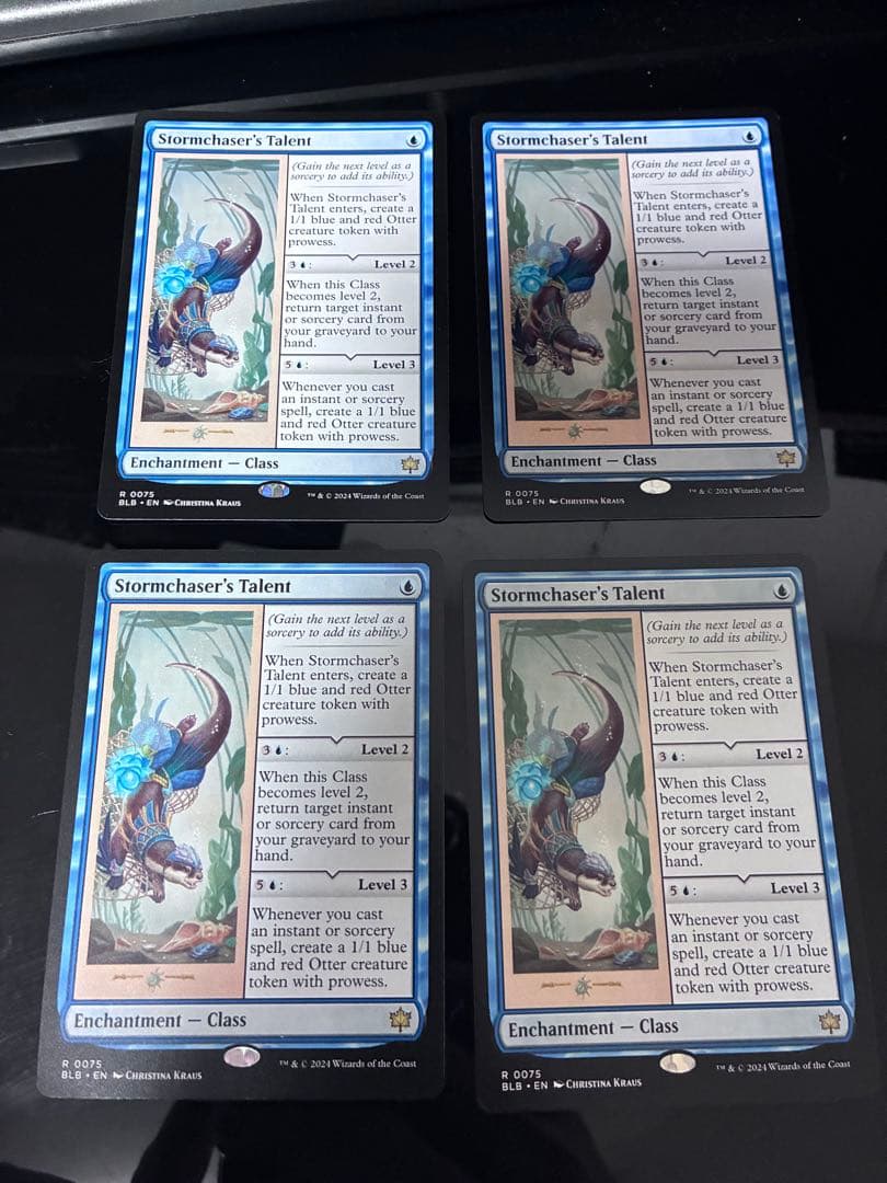 嵐追いの才能 4枚 英語 mtg