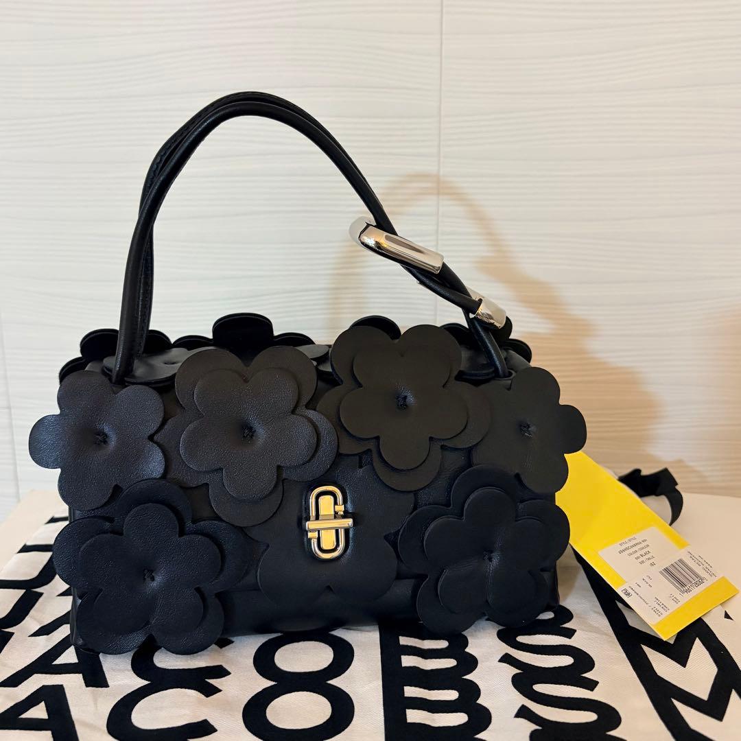 マークジェイコブス 新品 ザレザー ミニ デュアル バッグ デイジー AUTH NWT Marc Jacobs The Mini Dual Sequin Daisy Denim Top Handle