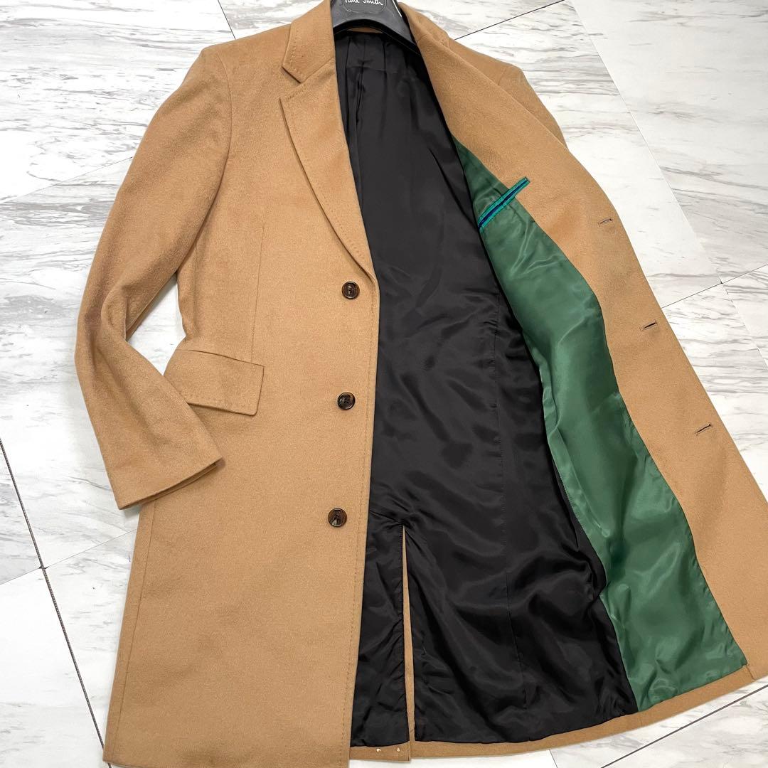 美品 カシミヤ100%⭐️ポールスミス チェスターコート ベージュ M 現行タグ 中古・古着通販】Paul Smith COLLECTION (ポールスミス コレクション