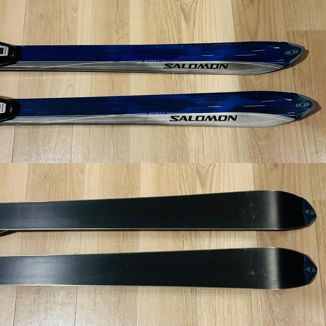 SALOMON XFREE7 スキー板 【173cm】ストック付属 - メルカリ