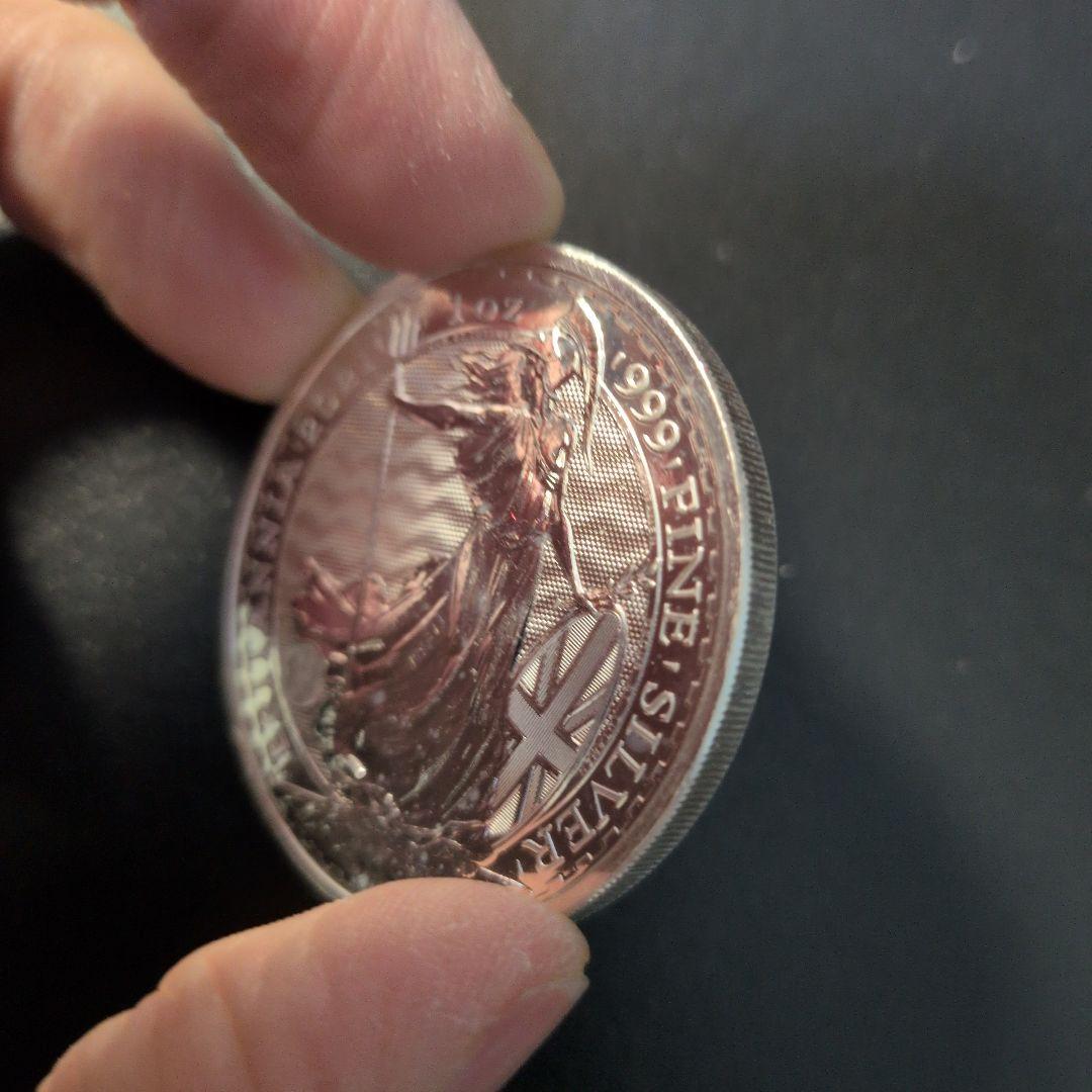 m*u様 2021年 イギリス・ブリタニア銀貨1オンス - メルカリ