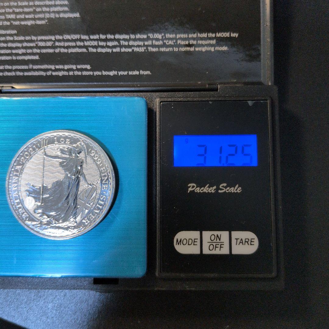 m*u様 2021年 イギリス・ブリタニア銀貨1オンス - メルカリ
