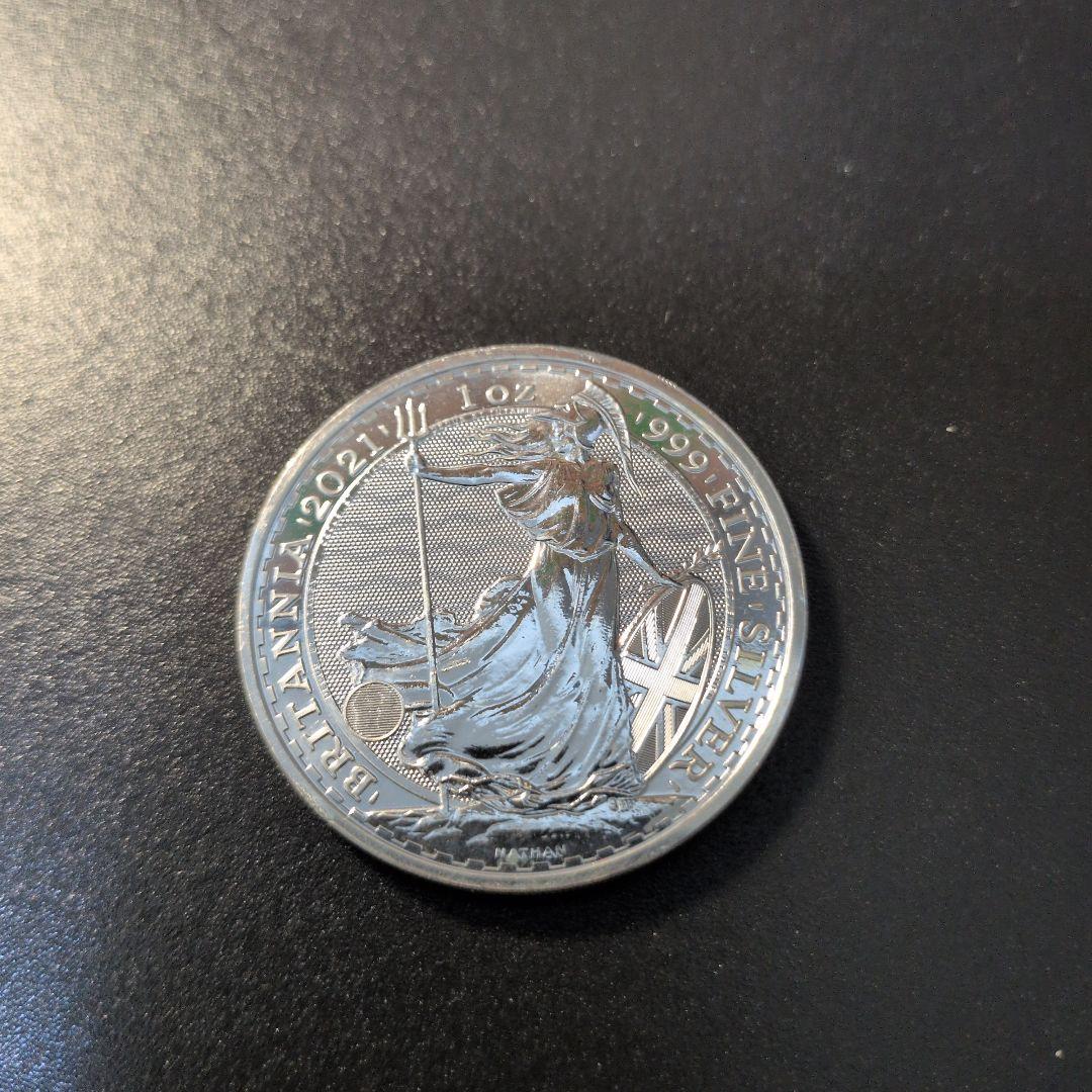 m*u様 2021年 イギリス・ブリタニア銀貨1オンス - メルカリ