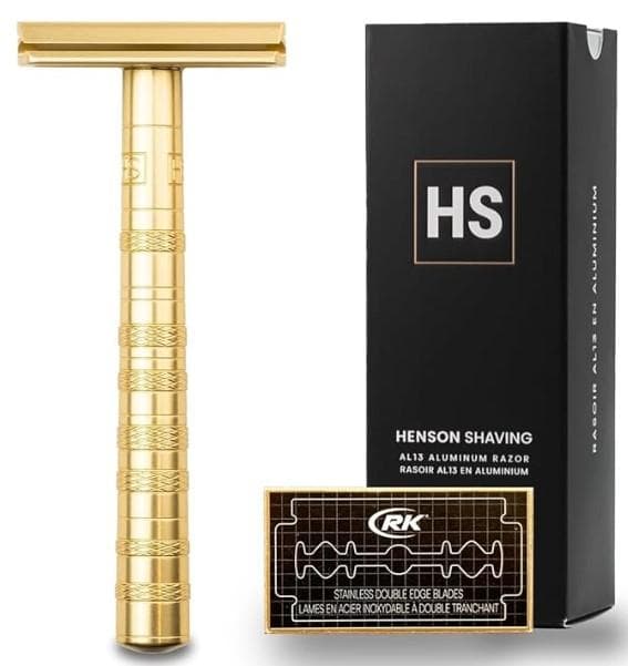 Henson AL13 と替刃100枚のセットHENSON SHAVING AL13 ブラック+ 替え