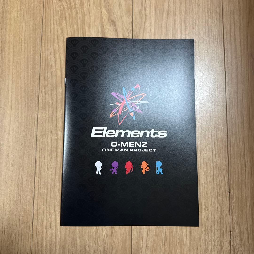 O-MENZ Elements パンフレット ソールドアウトの「O-MENZ ONEMAN PROJECT 