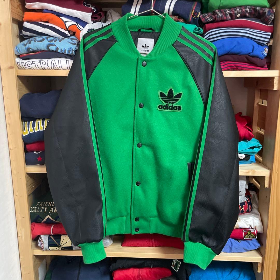 【人気モデル】adidas グリーン ブラック スタジャン M adidas アディダスオリジナルス アディカラー カレッジ スタジャン