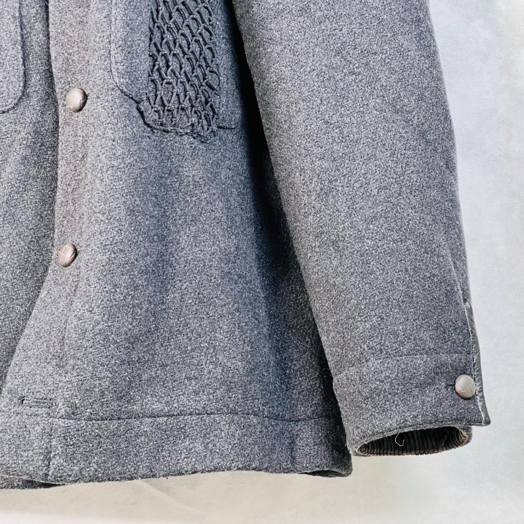 パパス】ハンティングジャケット 中綿ライナー リバー コーディロイ 異