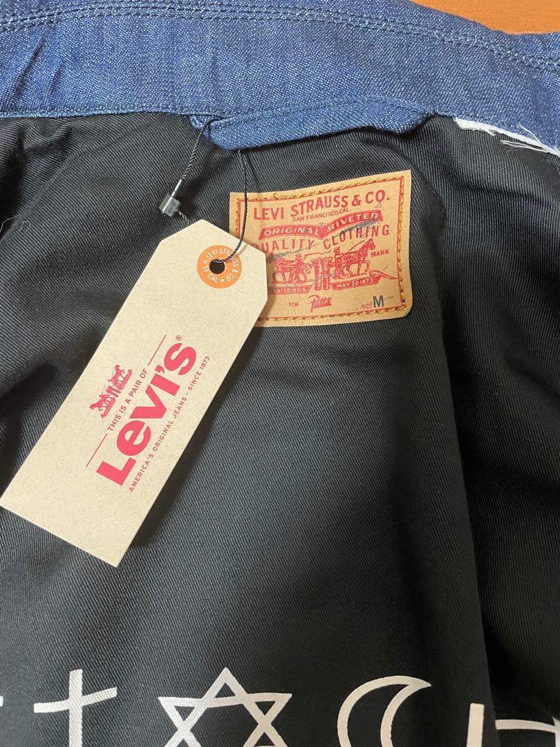 Levi's × Patta コラボ デニムコーチジャケット Mサイズ タグ付き