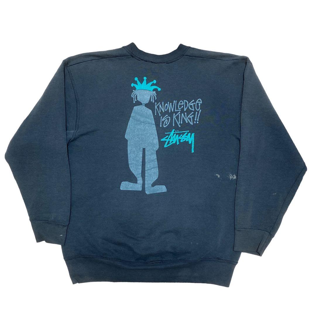 STUSSY 90s スウェットシャドーマン