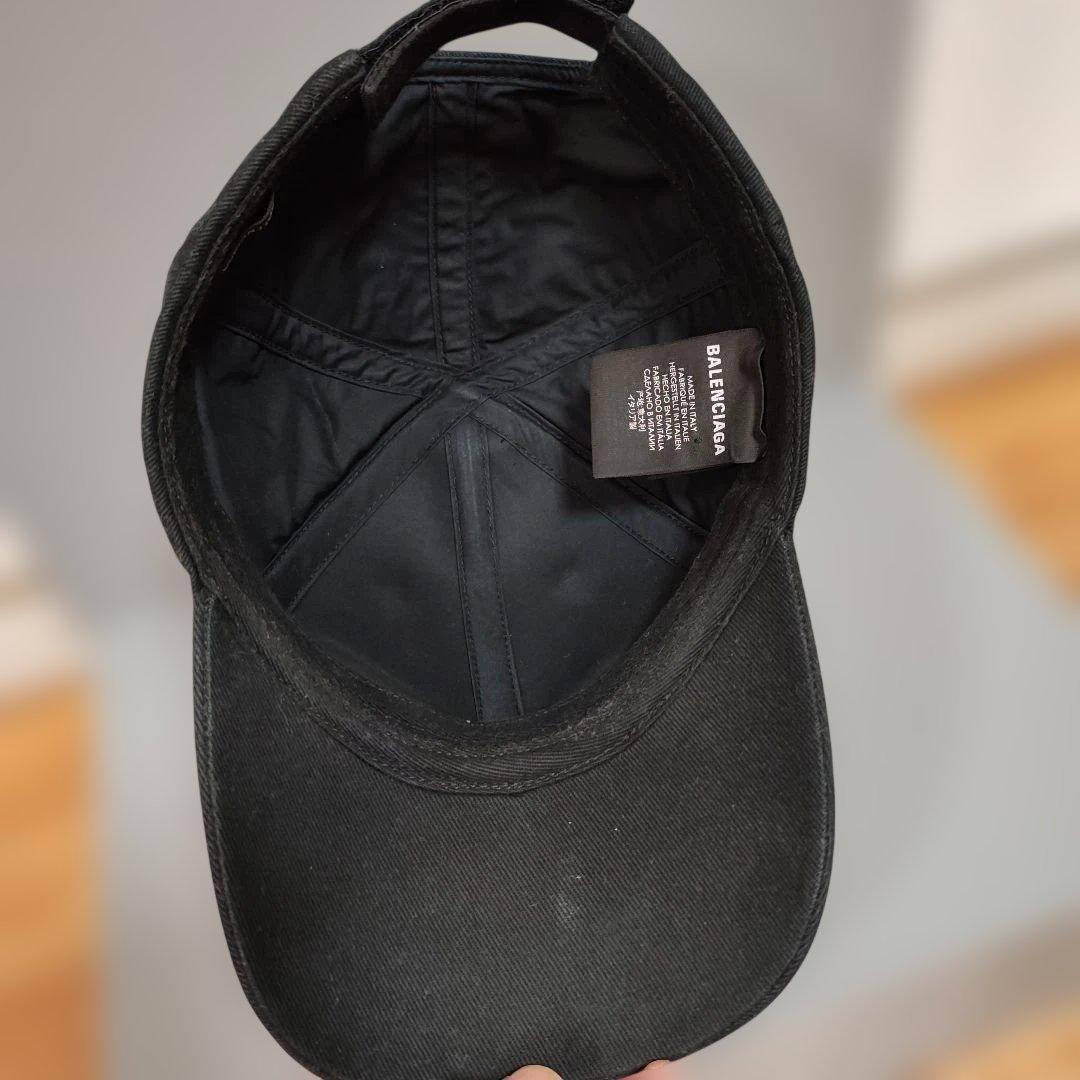 美品✨️BALENCIAGA ブラックキャップ - メルカリ