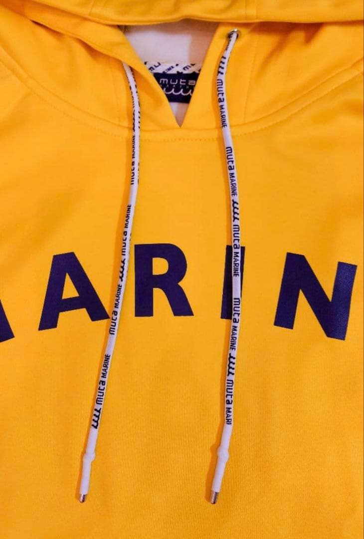 MARINE プルオーバーパーカー イエロー