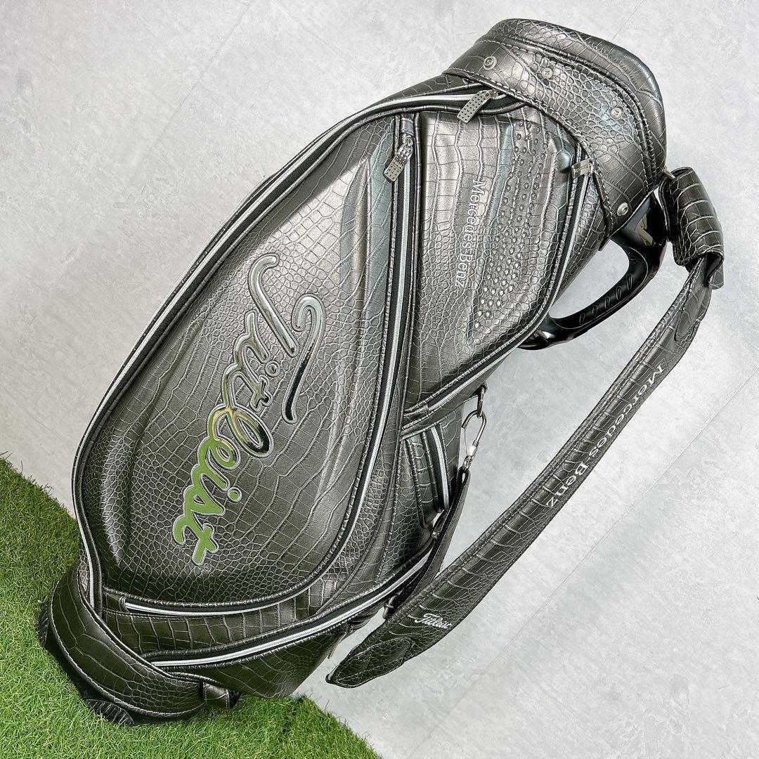 タイトリスト メルセデス ベンツ キャディバッグ ゴルフ 限定 クロコ