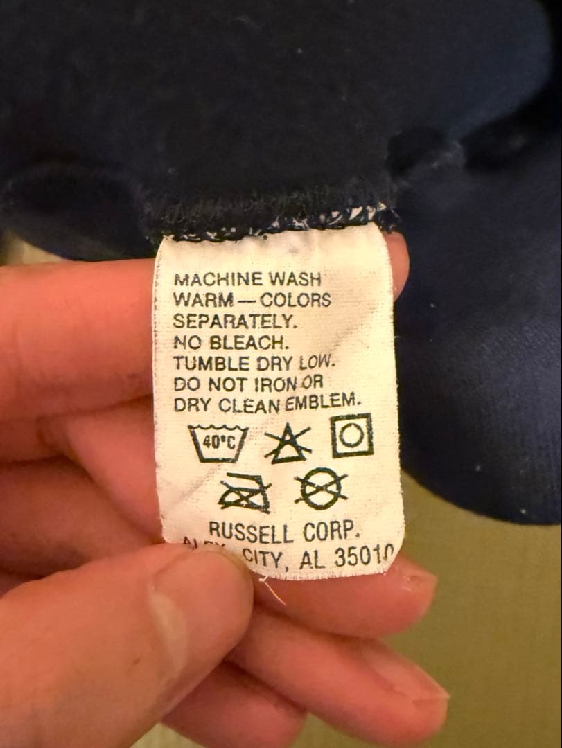90s L.L.Bean×Russell ヘンリーネック スウェット XLアメ製
