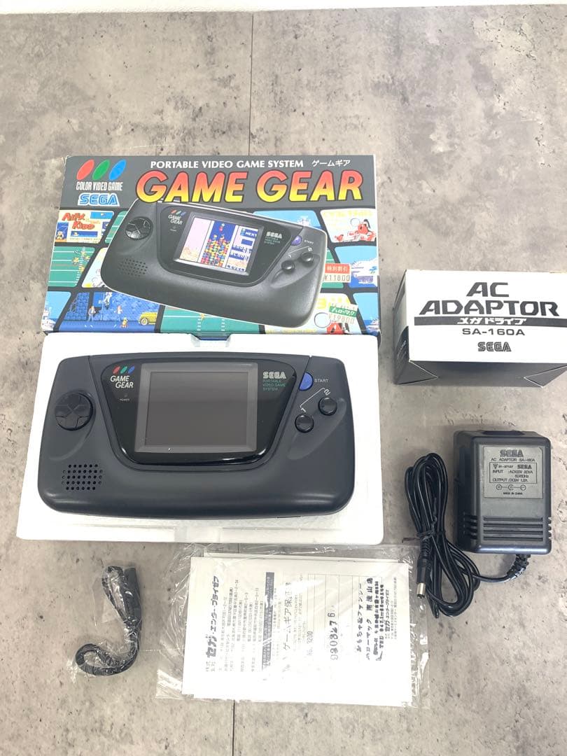 ＄ SEGA GAME GEAR ゲーム機 ゲームギア対応ACアダプター付き Amazon | ゲームギア 本体 【ゲームギア】 | 本体・周辺機器