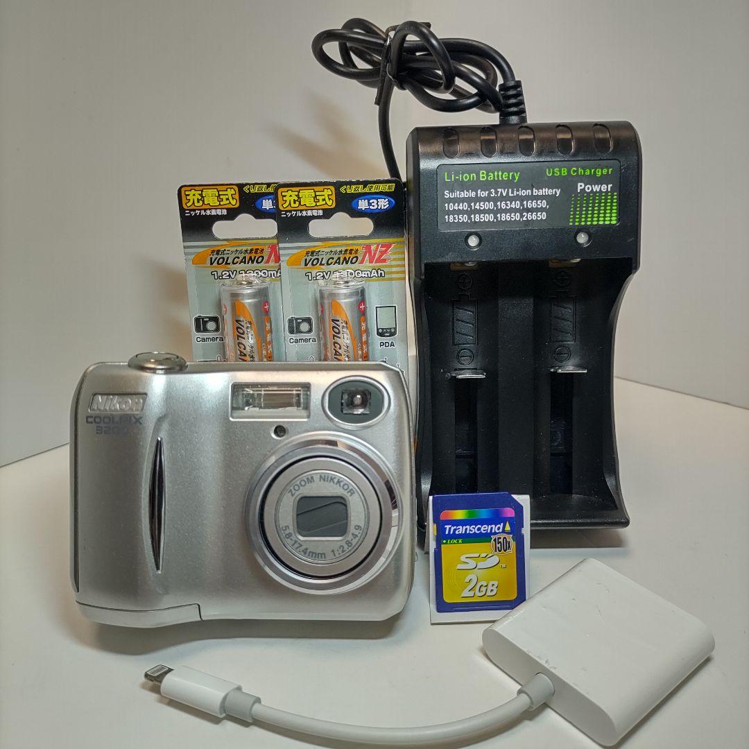 動作確認済み】ニコン COOLPIX 3200 オールドコンデジ デジカメ