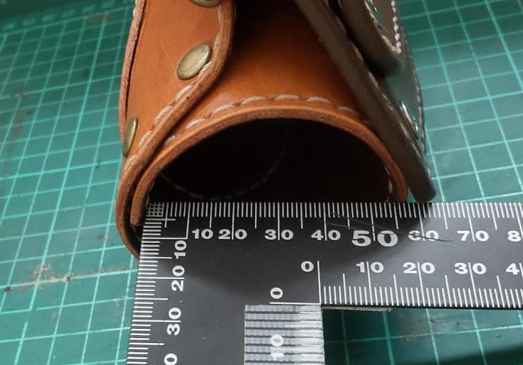 牛本革 タモホルスター 左刺し ホルダー ヘチ釣り 落とし込み チヌ