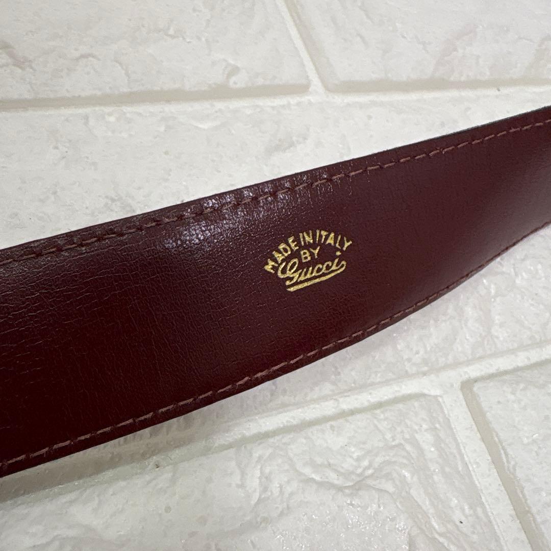 新着ファッション - ▪️GUCCI GGベルト ワインレッド ボルドー