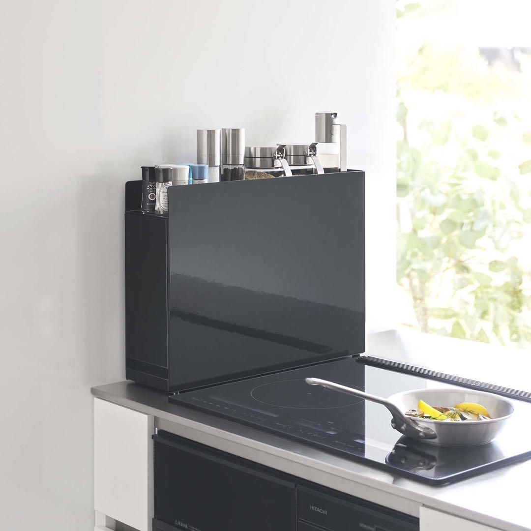 山崎実業　タワー コンロ横に調味料を すっきり収納！ 隠せる調味料ラック 楽天市場】調味料ラック スパイスラック タワー 山崎実業 コンロ横